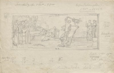 Dançarino em um palco de teatro grego antigo de Franz von Matsch