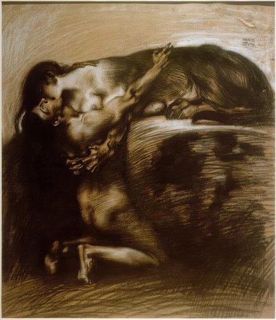 O beijo da esfinge de Franz von Stuck