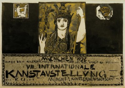 F. v. Preso, Plakatentwurf 1897 de Franz von Stuck