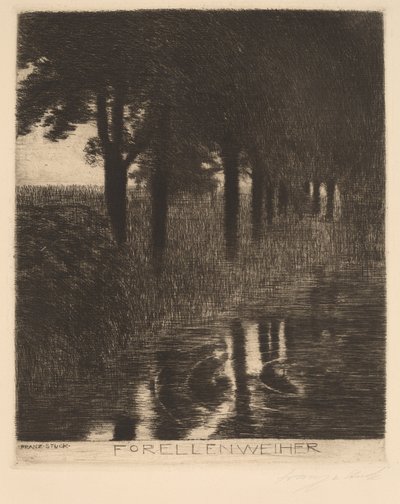 Lago de Trutas de Franz von Stuck