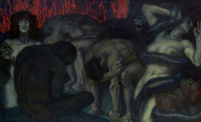 Inferno, 1908.  de Franz von Stuck