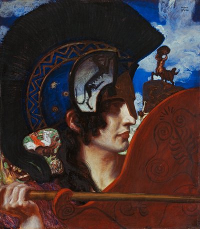 Amazona combatente de Franz von Stuck