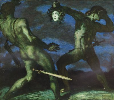 Perseu com a cabeça da Medusa de Franz von Stuck