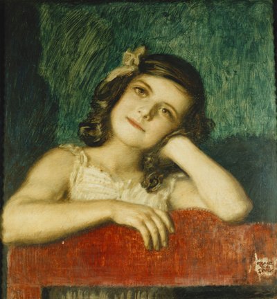 Retrato de Maria, a Filha do Artista, de Franz von Stuck