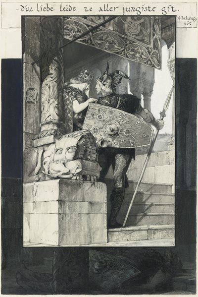 Sigfried e Kriemhild de Franz von Stuck