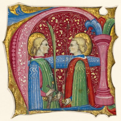 Corte de uma antífona de Frate Nebridio