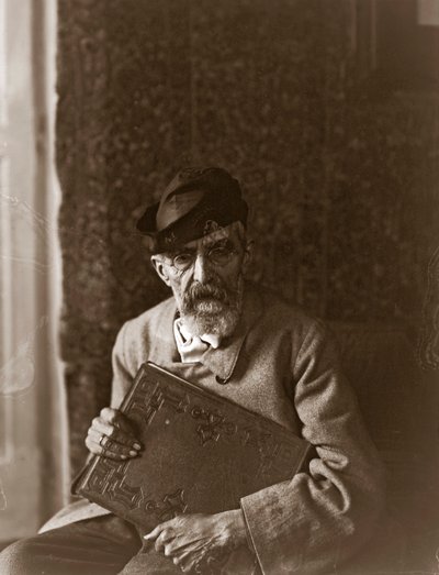 Retrato do pintor italiano Domenico Morelli (1826-1901) de Fratelli Alinari Fratelli Alinari