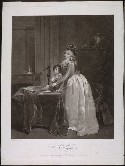 O Visualizador Óptico, c. 1794. de Fréderic Cazenave