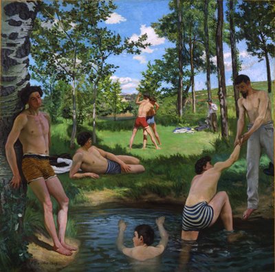 Cena de verão de Frédéric Bazille