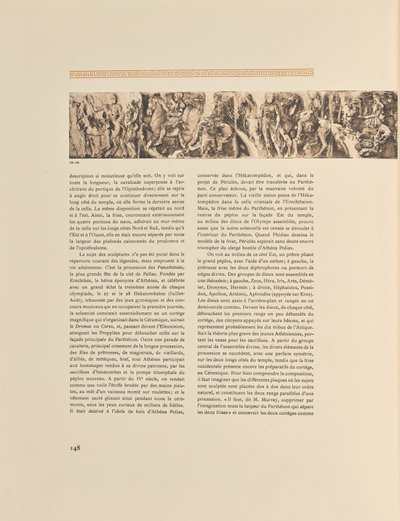 Friso ocidental do Pártenon de Frédéric Boissonnas
