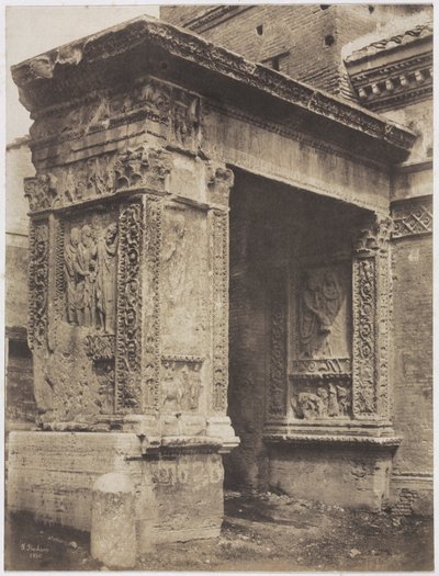 Arco do Ourives, Roma, 1850. de Frédéric Flachéron