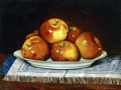 Fim da Colheita (óleo a bordo) de Fred C. Brown