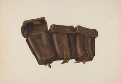 Estojo de cartucho de couro de Fred Hassebrock