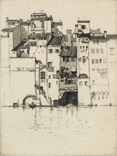 No Arno, século 20 (gravura) de Fred Richards