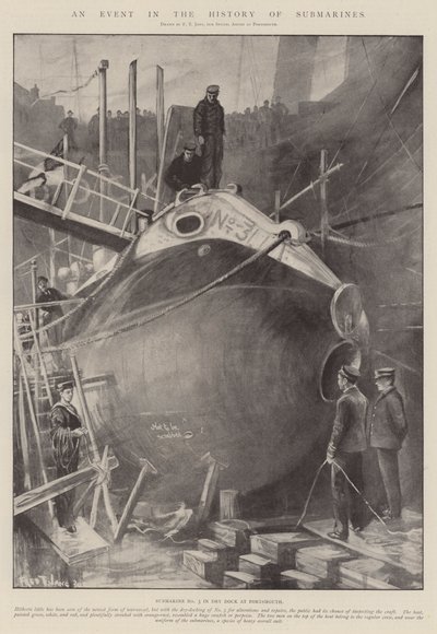 Um evento na história dos submarinos de Fred T. Jane