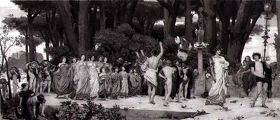 O Daphnephoria, impresso em Paris pela Photogravure Goupil, pub. pela The Fine Art Society de Frederic (after) Leighton