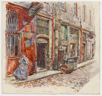 Escada de entrada A do Marché des Enfants-Rouges de Frederic Anatole Houbron