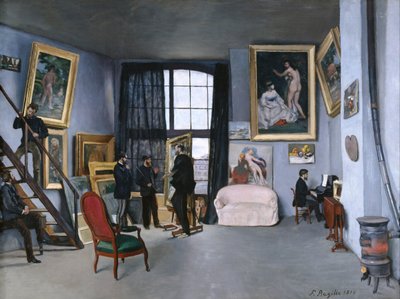 Estúdio de Bazille de Jean Frederic Bazille