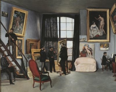 A oficina de Bazille de Jean Frederic Bazille