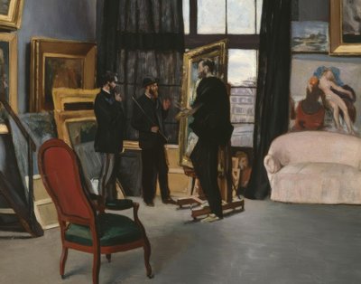 A oficina de Bazille de Jean Frederic Bazille