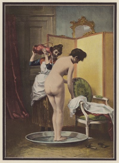 Mulher na sua sanita (cor litho) de Frederic Dufaux
