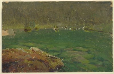 Lago alpino, Baviera ou Suíça de Frederic Edwin Church