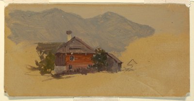 Berchtesgaden, casa do camponês de Frederic Edwin Church