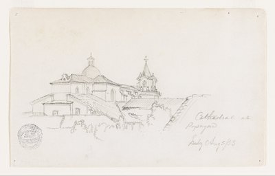 Catedral de Popayan, Colômbia de Frederic Edwin Church
