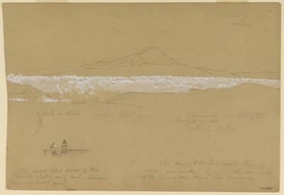 Cayambé, Manhã, do Templo do Sol, Quito de Frederic Edwin Church