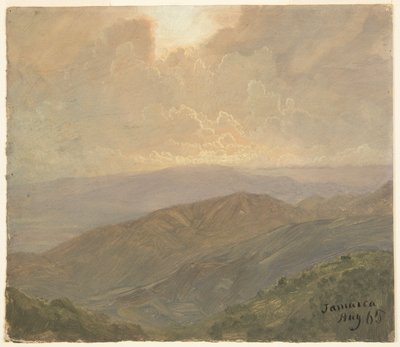 Céu nublado, Jamaica de Frederic Edwin Church