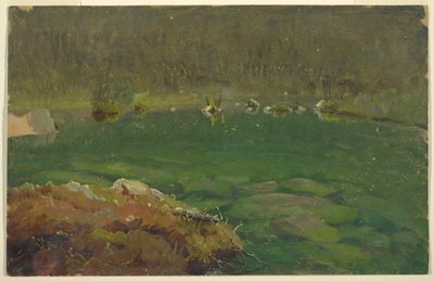 Desenho, Lago Apline, Baviera ou Suíça, 1868 de Frederic Edwin Church