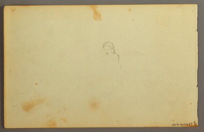 Desenho, Vale largo com quintas, 1844 de Frederic Edwin Church