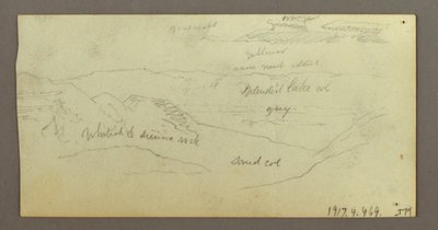 Desenho, Estudos de Camelo, 21-22 de fevereiro de 1868 de Frederic Edwin Church