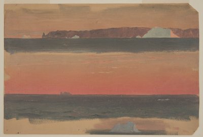 Desenho, Cabo de São João, Terra Nova, 1 de junho de 1859 de Frederic Edwin Church