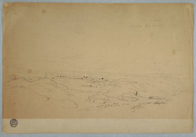 Desenho, Cartago, Colômbia, 23 de julho de 1853 de Frederic Edwin Church