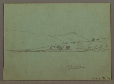 Desenho, Cefalónia, Grécia, abril de 1869 de Frederic Edwin Church