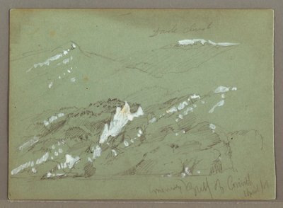 Desenho, Cefalónia, Grécia, abril de 1869 de Frederic Edwin Church