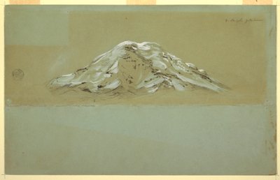 Desenho, Chimborazo, ca. 1857 de Frederic Edwin Church