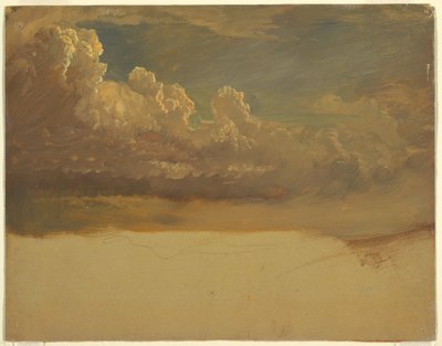 Desenho, Estudo de nuvens, março de 1871 de Frederic Edwin Church