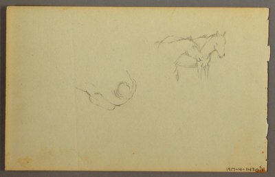 Desenho, Estudo de nuvens, 1844 de Frederic Edwin Church