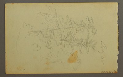 Desenho, Estudo de nuvens, 1845 de Frederic Edwin Church