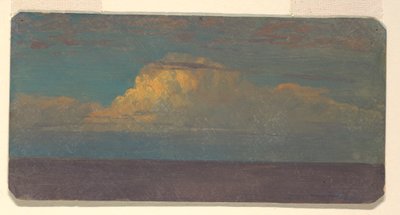 Desenho, Estudo de nuvens, 1870-80 de Frederic Edwin Church