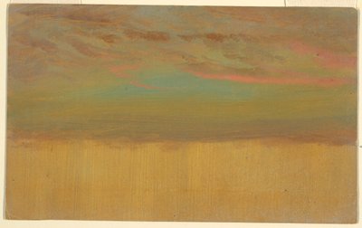 Desenho, Estudo de nuvens, 1870-80 de Frederic Edwin Church