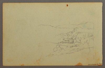 Desenho, Estudo de nuvens, possivelmente 1844 de Frederic Edwin Church
