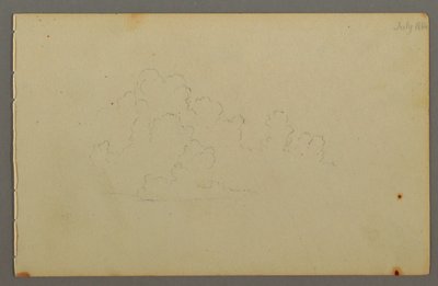 Desenho, Nuvens, 1844 de Frederic Edwin Church
