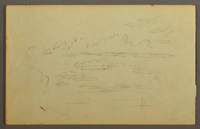 Desenho, Nuvens, possivelmente 1844 de Frederic Edwin Church