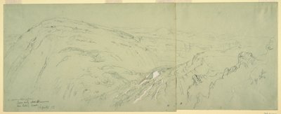 Desenho, Vista distante de Damasco, Síria, 1868 de Frederic Edwin Church