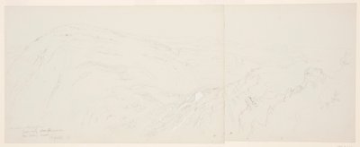 Desenho, Vista distante de Damasco, Síria, 7 de maio de 1868 de Frederic Edwin Church
