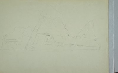 Desenho, Icebergue flutuante, junho ou julho de 1859 de Frederic Edwin Church