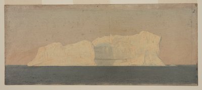 Desenho, Icebergue flutuante, Labrador, junho ou julho de 1859 de Frederic Edwin Church